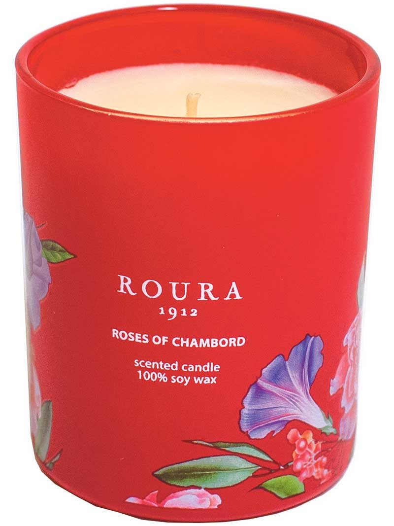 Roura 333500.220 Sveča Roses of Chambord - Aroma 3 v 1