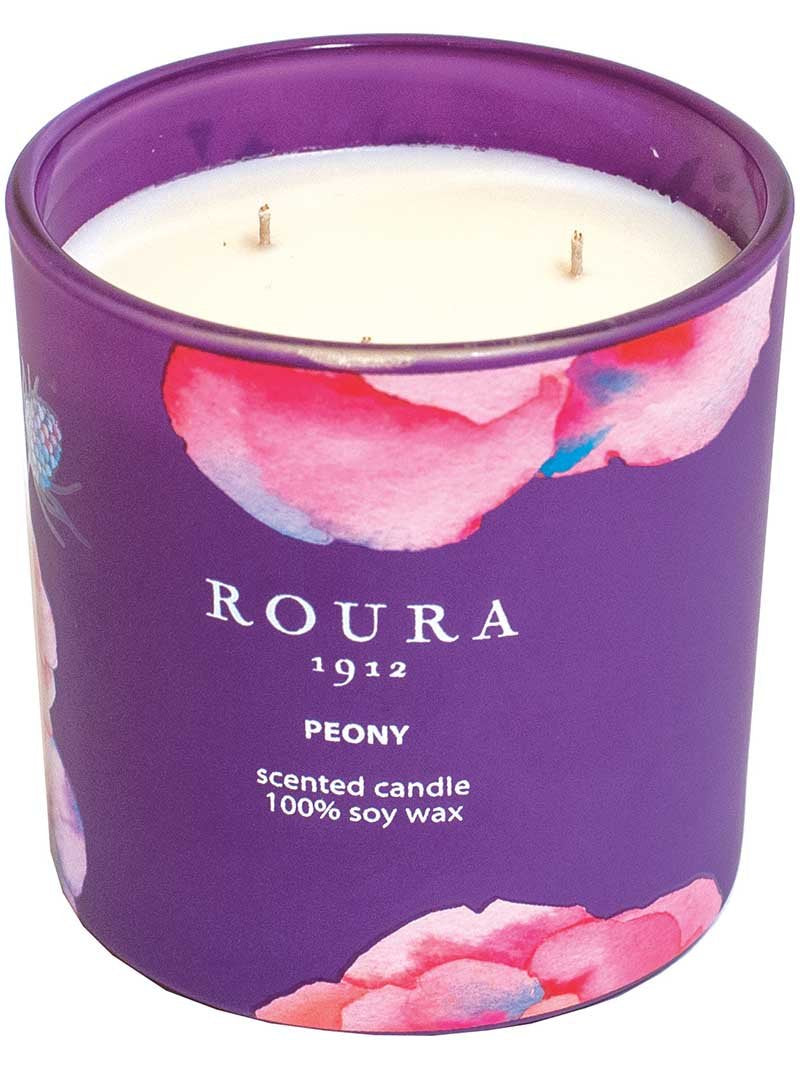 Roura 333501.221 Sveča Peony - Aroma 3 v 1