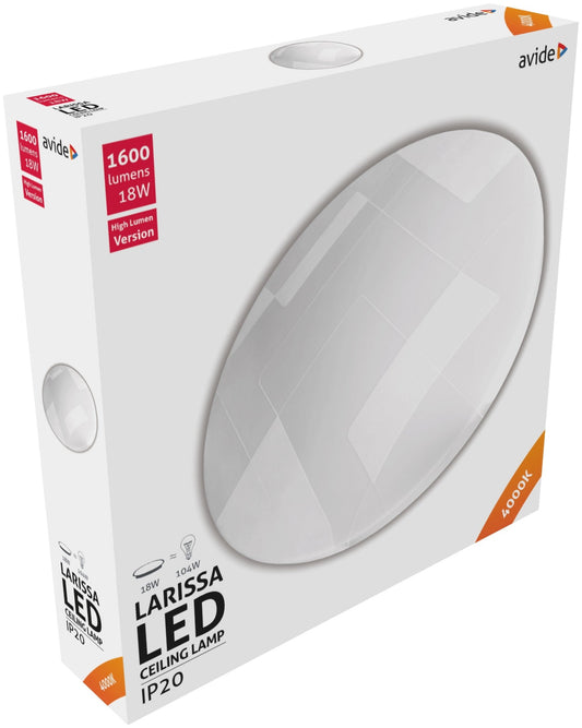 Avide 916163 Stropna svetilka Larissa LED 18W NW 1600 lm
