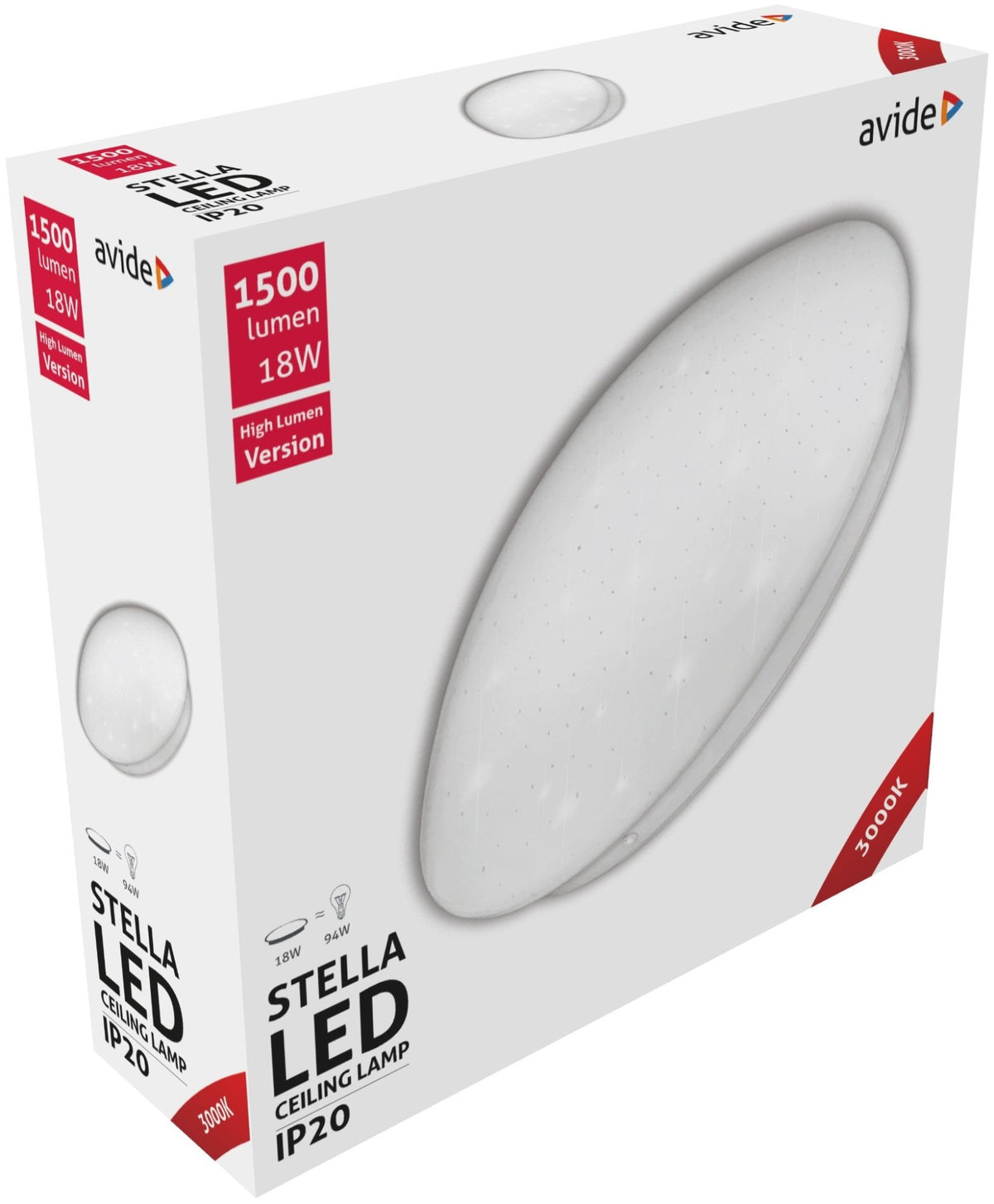 Avide 924045 Stropna svetilka Stella (Starry) LED 18W 3000K 1500 lm