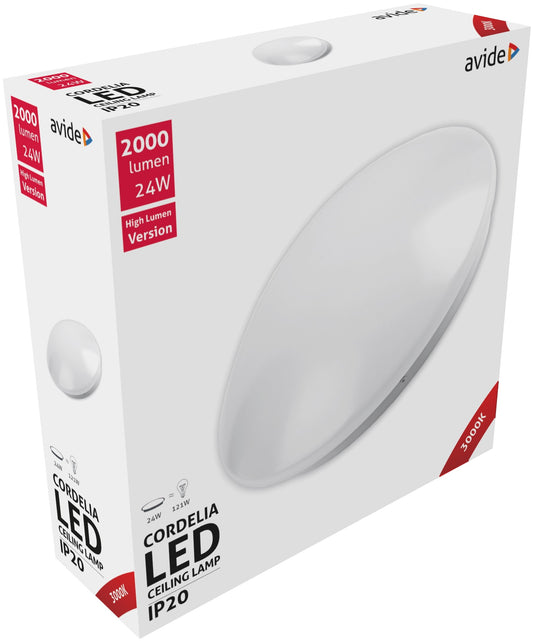 Avide 924106 Stropna svetilka Cordelia LED 24W 6400K 2000 lm