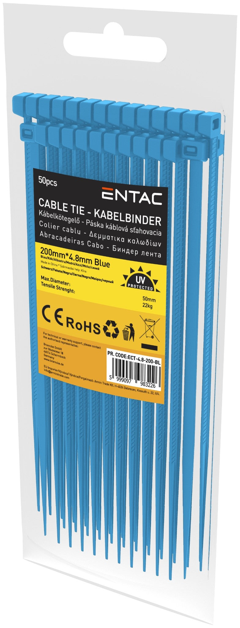 Entac 983226 Vezice 4,8 x 200 mm
