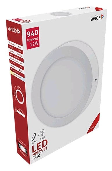 Avide 81888 Stropna svetilka LED 12W WW 940 lm