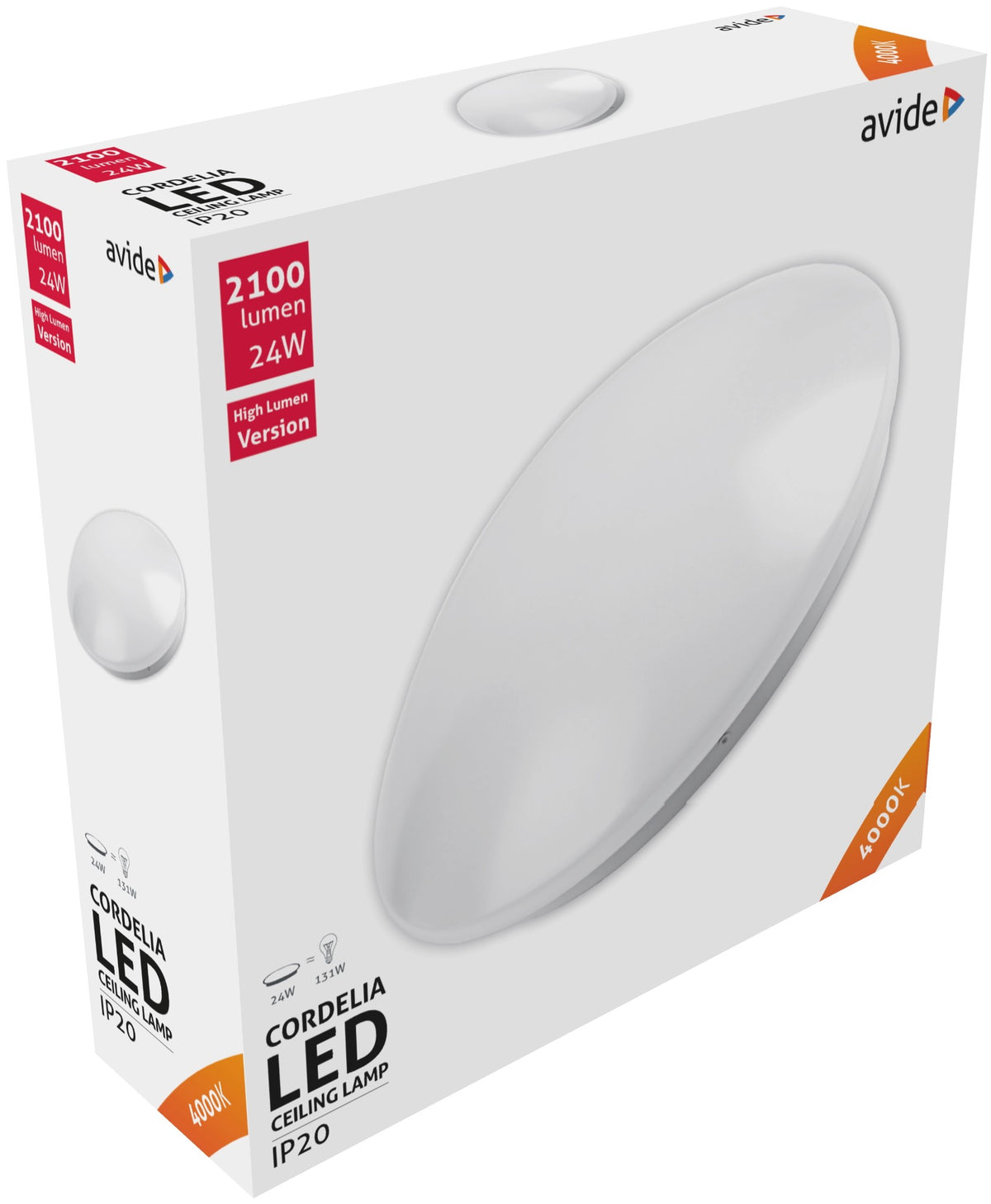 Avide 288849 Stropna svetilka Cordelia LED 14W NW 2100 lm