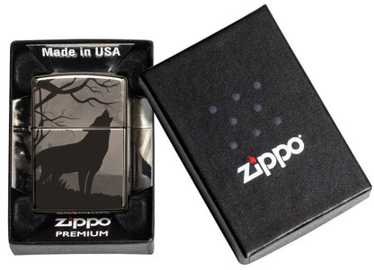 Zippo vžigalnik 49188 Wolves 360°