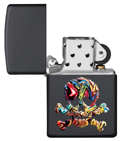 Zippo vžigalnik 49187 3D Skull