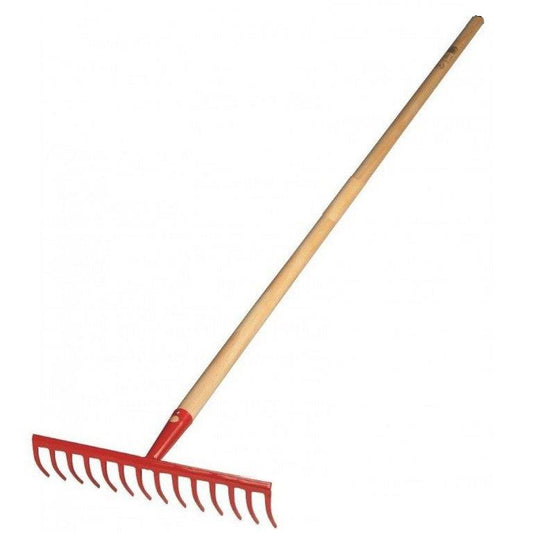 Ausonia 80761 Grablje z lesenim držalom, 14 zob