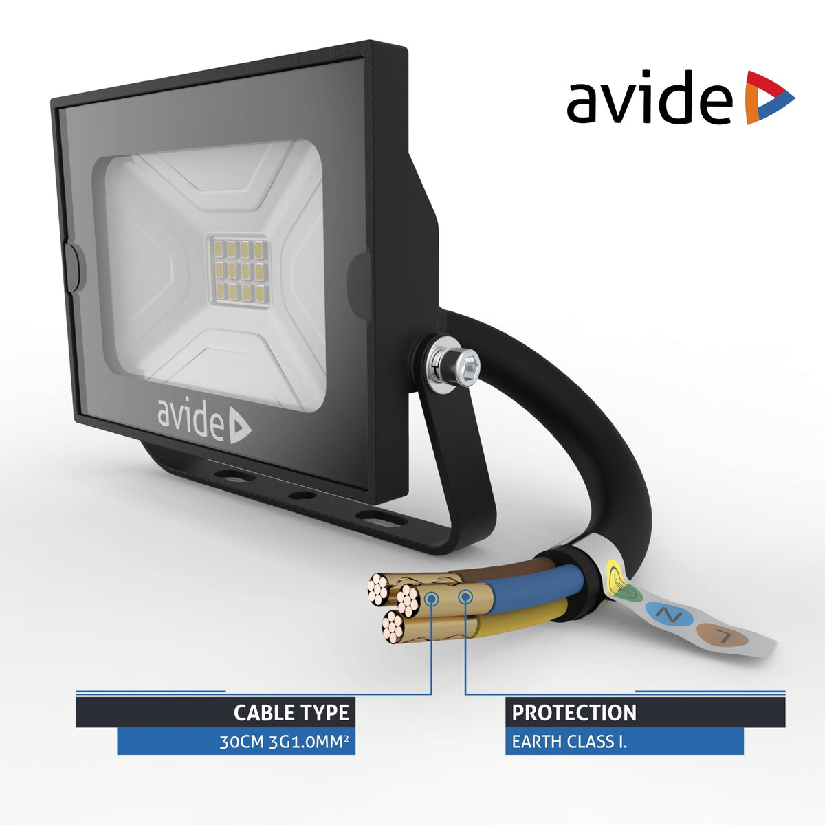 Avide 908908 SMD LED Reflektor Slim 10W NW 800lm
