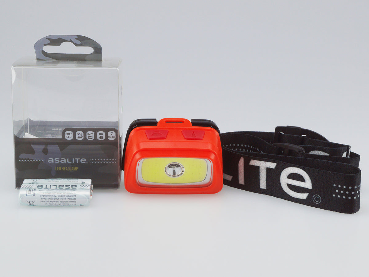 Asalite ASAF14086 Naglavna svetilka CREE XPE LED + 3 COB LED 3W