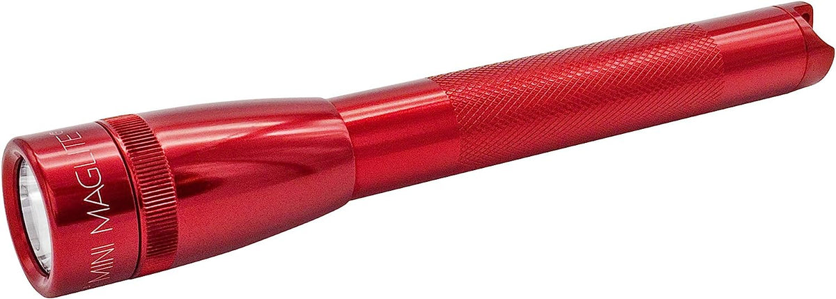 Maglite svetilka LED SP22037F Mini 2x AA, Rdeča v darilni škatli