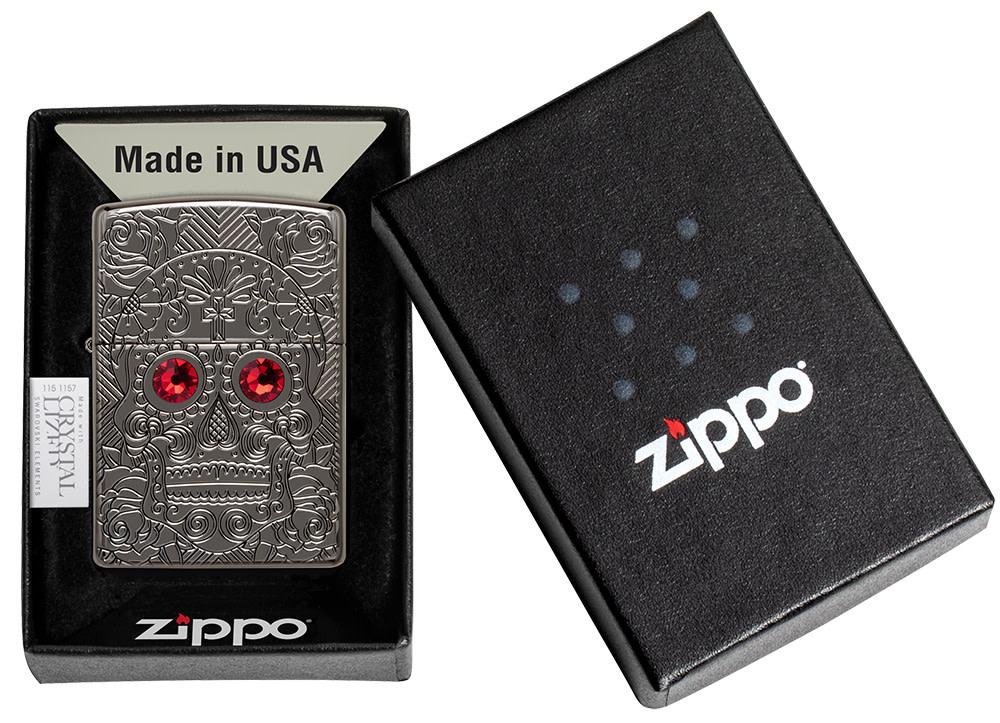 Zippo vžigalnik 49300 Crystal Skull